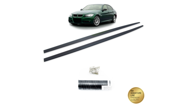 Side Skirt Extension BMW 3 E90 E91 Matt Black