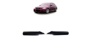 Lip Spoiler BMW 3 E90 E91 Front Bumper Matt Black