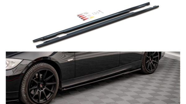 pol_pl_Dokladka-BMW-3-E90-Progi-Gloss-Black-275249_7.png Lip Spoiler BMW 3 E90 Side Skirts Gloss Black