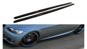Lip Spoiler BMW 3 E92 M-Pack Side Skirts Gloss Black