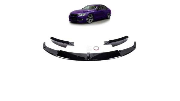 Lip Spoiler BMW 3 F30 F31 Front Bumper Gloss Black