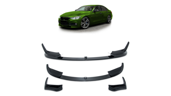 pol_pl_Dokladka-BMW-3-F30-F31-Zderzak-Przod-Gloss-Black-265529_4.png Front Bumper Lip BMW 3 F30 F31 Gloss Black