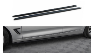 Lip Spoiler BMW 3 F34 Side Skirts Gloss Black