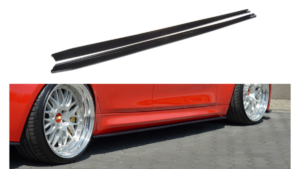 Lip Spoiler BMW 3 F80 M-Pack Side Skirts v.1 Gloss Black