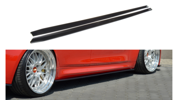 Lip Spoiler BMW 3 F80 M-Pack Side Skirts v.1 Gloss Black
