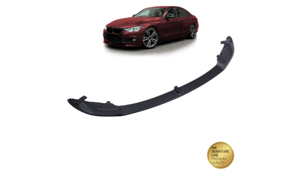 Lip Spoiler BMW 3 F80 M-Pack Front Bumper Matt Black