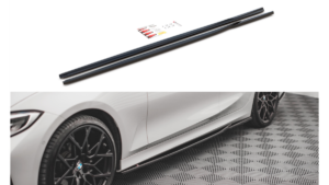 Lip Spoiler BMW 3 G20 G21 Side Skirts Gloss Black