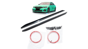 Side Skirt Add-on Trim BMW 3 G20 G21 Matt Black