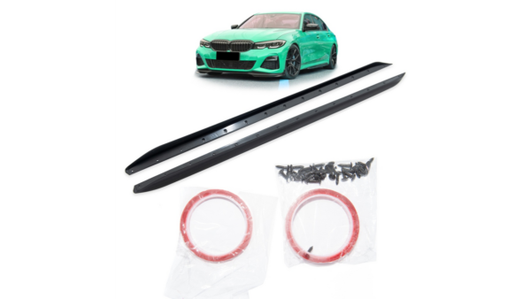 Side Skirt Add-on Trim BMW 3 G20 G21 Matt Black