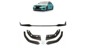 Lip Spoiler BMW 3 G20 G21 Front Bumper Matt Black