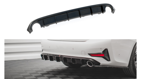 Lip Spoiler BMW 3 G20 G21 Rear Valance Gloss Black
