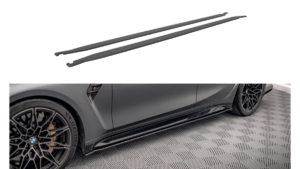 Lip Spoiler BMW 3 G80 M-Pack Side Skirts Street Pro Black
