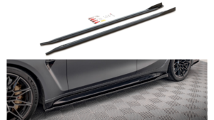 Lip Spoiler BMW 3 G80 M-Pack Side Skirts v.2 Gloss Black