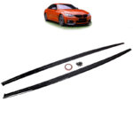 Lip Spoiler BMW 4 F32 F33 F36 Side Skirts Gloss Black