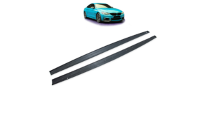 Lip Spoiler BMW 4 F32 F33 F36 Side Skirts Matt Black