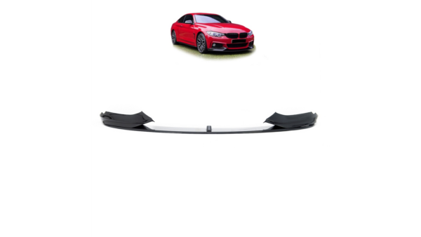 Lip Spoiler BMW 4 F32 F33 F36 Front Bumper Gloss Black