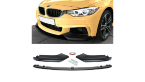 Lip Spoiler BMW 4 F32 F33 F36 Front Bumper Matt Black