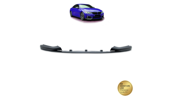 Lip Spoiler BMW 4 F32 F33 F36 Front Bumper Matt Black