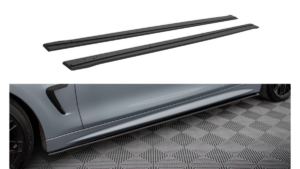 Lip Spoiler BMW 4 F32 F36 F33 M-Pack Side Skirts Street Pro Black