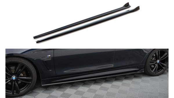 Lip Spoiler BMW 4 F32 F36 F33 M-Pack Side Skirts v.3