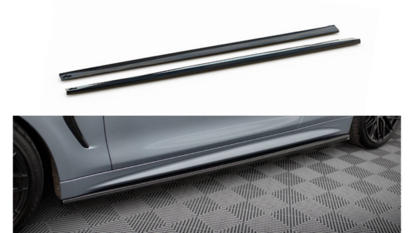 Lip Spoiler BMW 4 F32 F36 F33 M-Pack Side Skirts v.3
