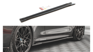 Lip Spoiler BMW 4 F82 M-Pack Side Skirts v.2 Gloss Black