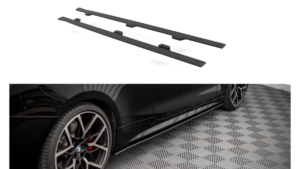 Lip Spoiler BMW 4 G22 M-Pack Side Skirts Street Pro Black-Red