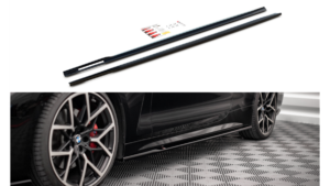 Lip Spoiler BMW 4 G22 M-Pack Side Skirts v.1 Gloss Black