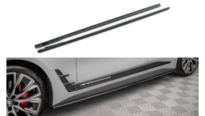Lip Spoiler BMW 4 G26 M-Pack Side Skirts v.1 Gloss Black