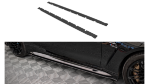 Lip Spoiler BMW 4 G82 M-Pack Side Skirts Street Pro Black-Red