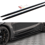 BMW 4 G82 M-Pack küljelaiendid v.2 Läikiv must