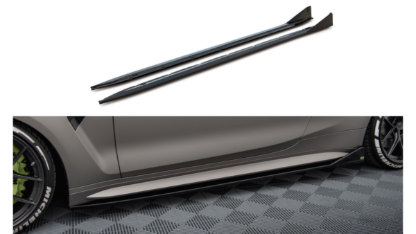 Lip Spoiler BMW 4 G82 M-Pack Side Skirts v.3 CSL Look