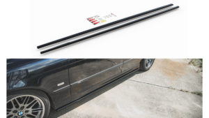 Lip Spoiler BMW 5 E39 M-Pack Side Skirts Gloss Black