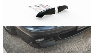 Lip Spoiler BMW 5 E39 M-Pack Front Bumper Gloss Black