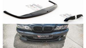 Lip Spoiler BMW 5 E39 M-Pack Front Bumper + Splitter Gloss Black
