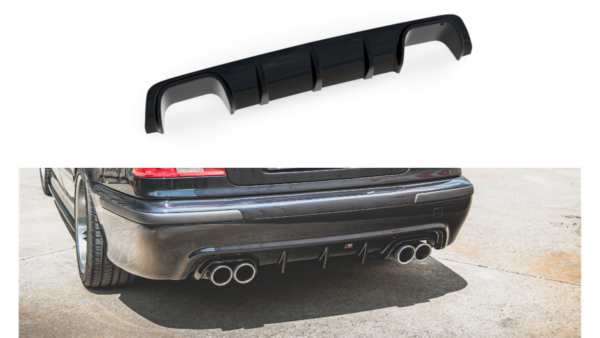 Lip Spoiler BMW 5 E39 M-Pack Rear Valance Gloss Black
