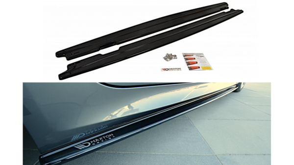 Lip Spoiler BMW 5 E60 E61 M-Pack Side Skirts Gloss Black