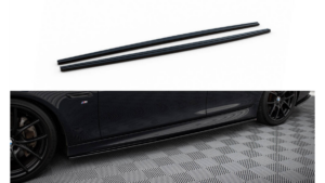 Lip Spoiler BMW 5 F10 F11 M-Pack Side Skirts Gloss Black