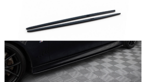 Lip Spoiler BMW 5 F10 F11 M-Pack Side Skirts v.2 Gloss Black