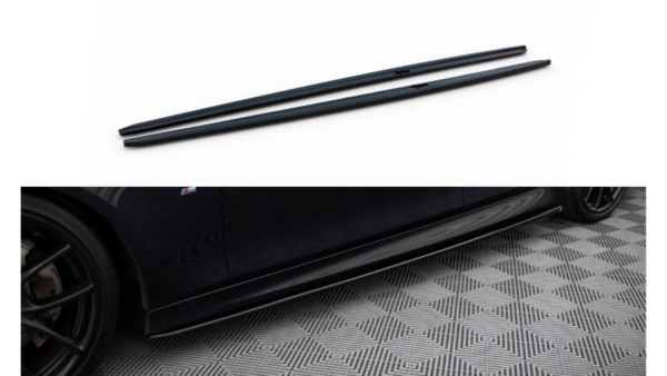 Lip Spoiler BMW 5 F10 F11 M-Pack Side Skirts v.2 Gloss Black