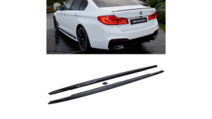 Lip Spoiler BMW 5 G30 G31 Side Skirts Gloss Black