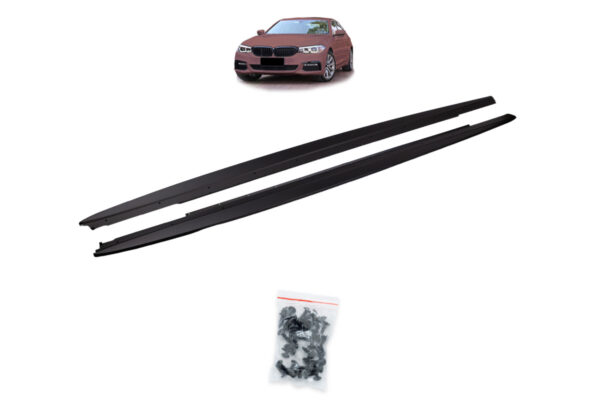 Lip Spoiler BMW 5 G30 G31 Side Skirts Matt Black
