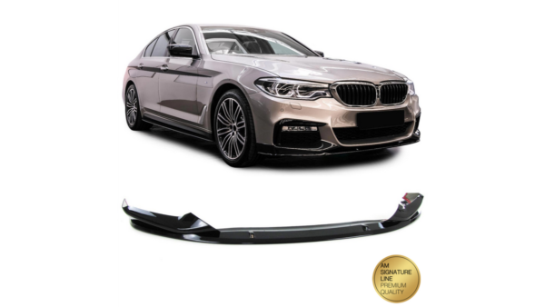 Lip Spoiler BMW 5 G30 G31 Front Bumper Matt Black