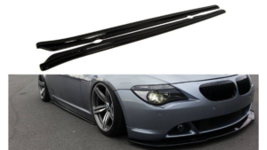 Lip Spoiler BMW 6 E63 E64 Side Skirts Gloss Black