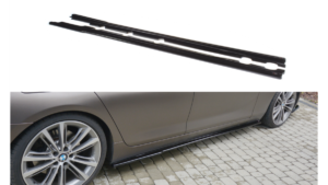 Lip Spoiler BMW 6 F06 Side Skirts Gloss Black