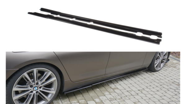 Lip Spoiler BMW 6 F06 Side Skirts Gloss Black