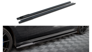 Lip Spoiler BMW 7 G70 M-Pack Side Skirts Gloss Black
