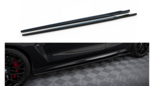 Lip Spoiler BMW 8 F93 G16 M-Pack Side Skirts v.2 Gloss Black