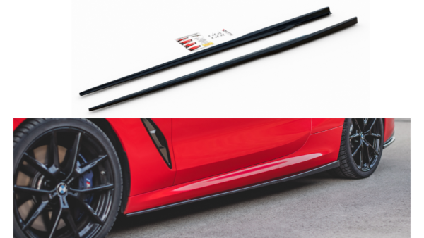 Lip Spoiler BMW 8 G15 Side Skirts Gloss Black