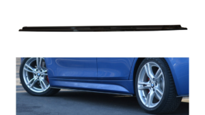 Lip Spoiler BMW F30 Facelift Side Skirts Gloss Black